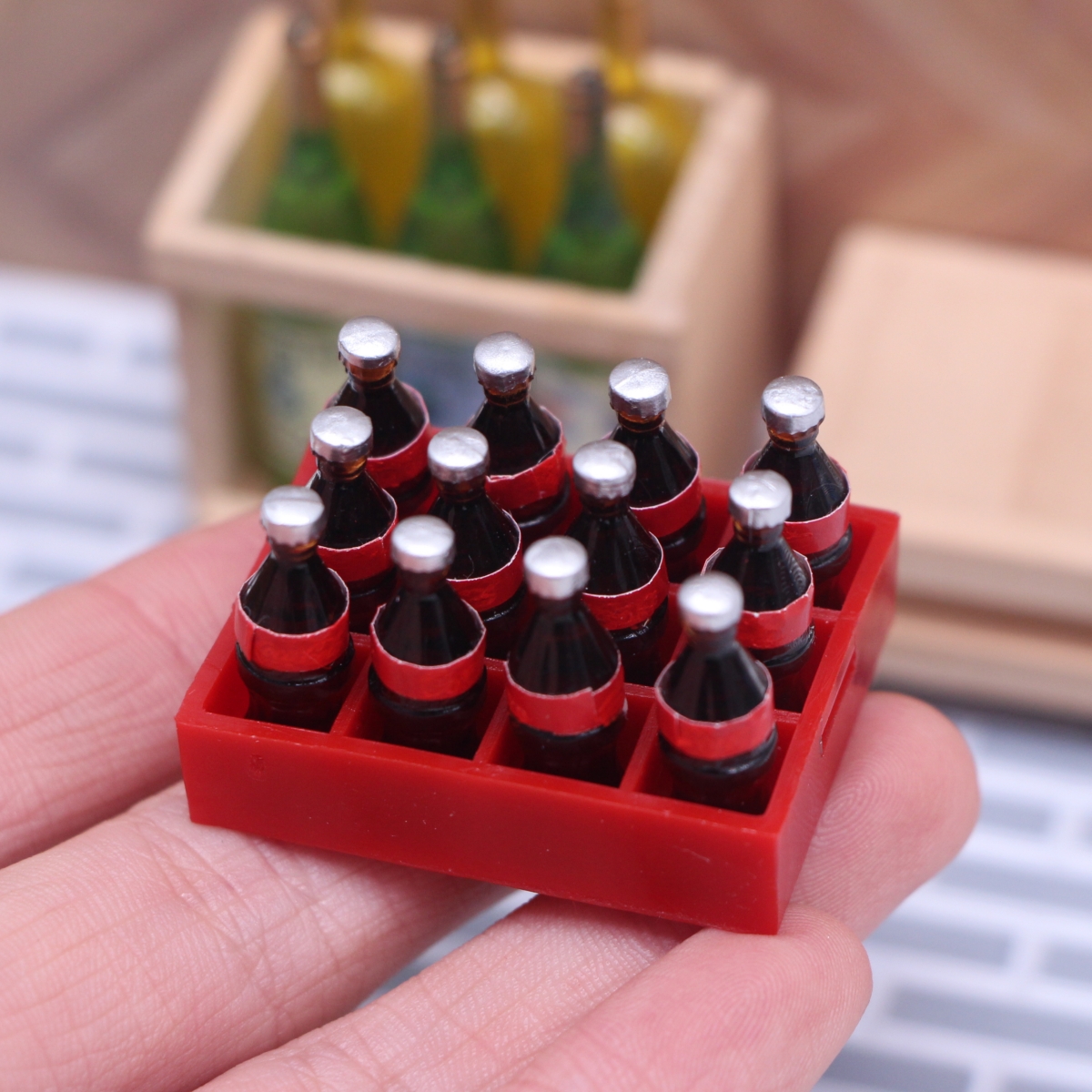 13Pcs/Set Dollhouse Miniature  - مراجعة Resin Art Bottle وسعره