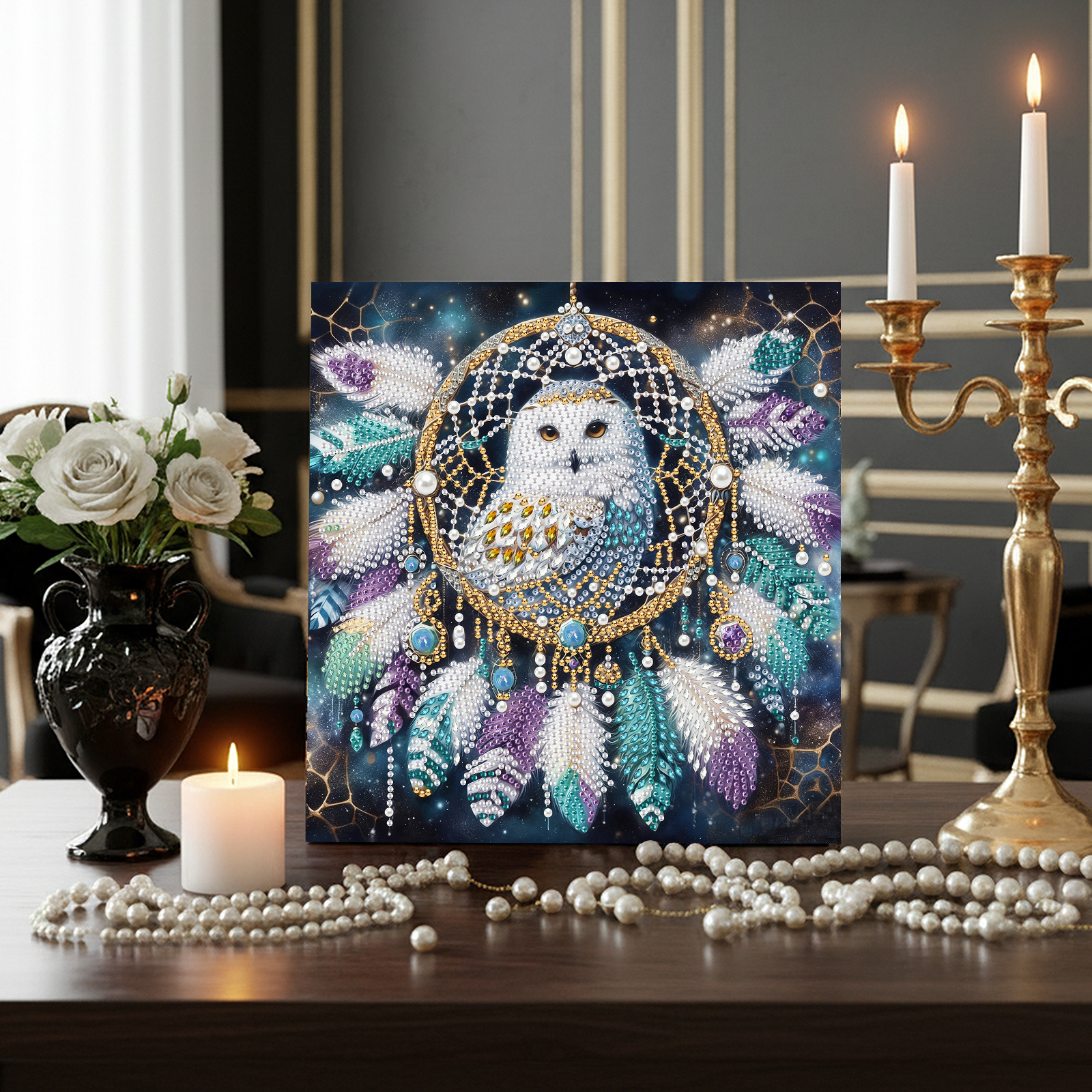 Pearl Gem Diamond Art Painting - مراجعة Resin Art Kits For Adults وسعره