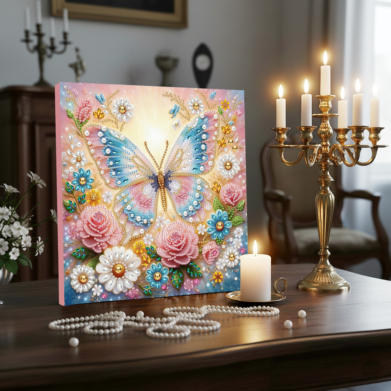 Pearl Gem Diamond Art Painting - مراجعة Resin Art Kits For Adults وسعره