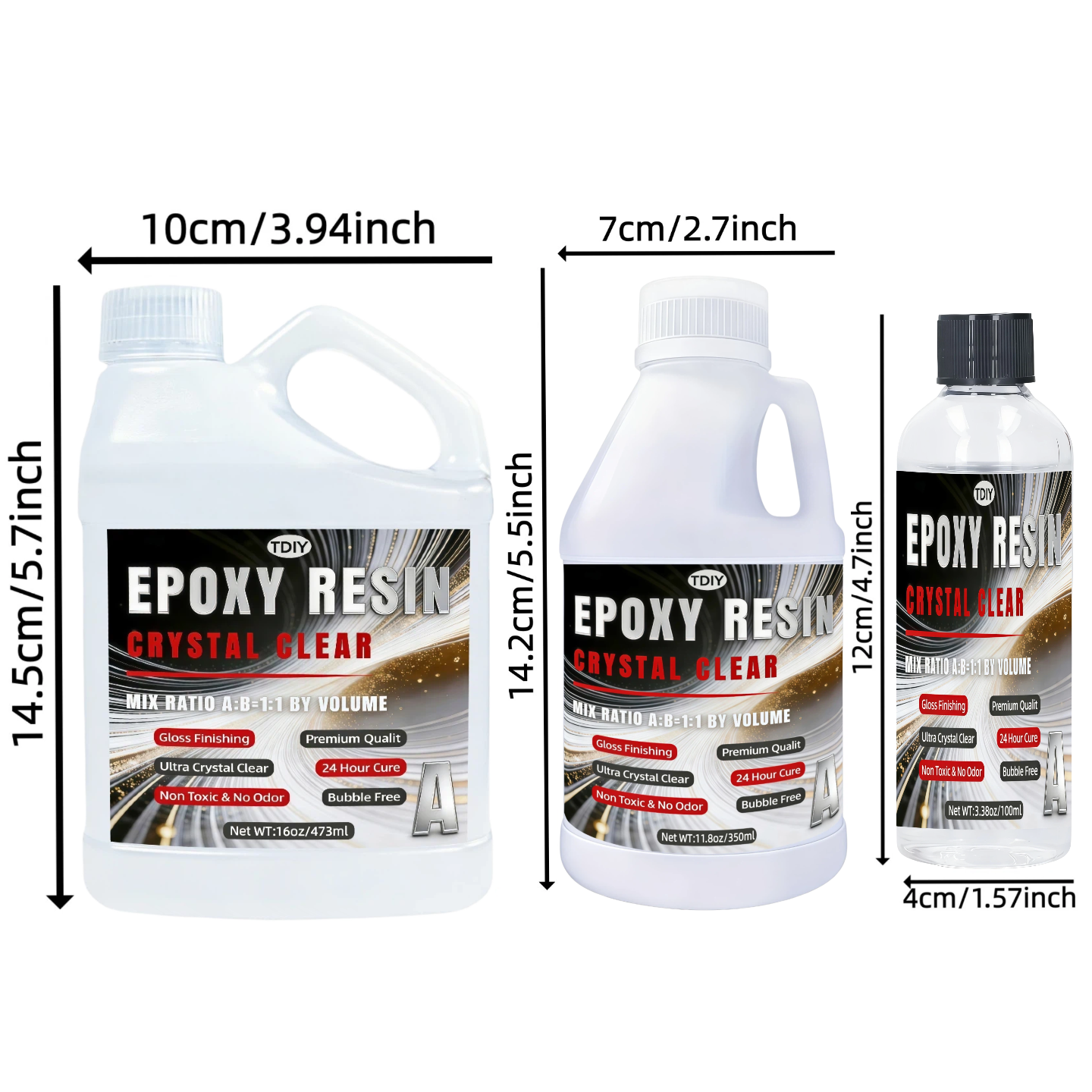 1:1 Crystal Clear Epoxy Resin  - مراجعة Epoxy Resin Ab وسعره