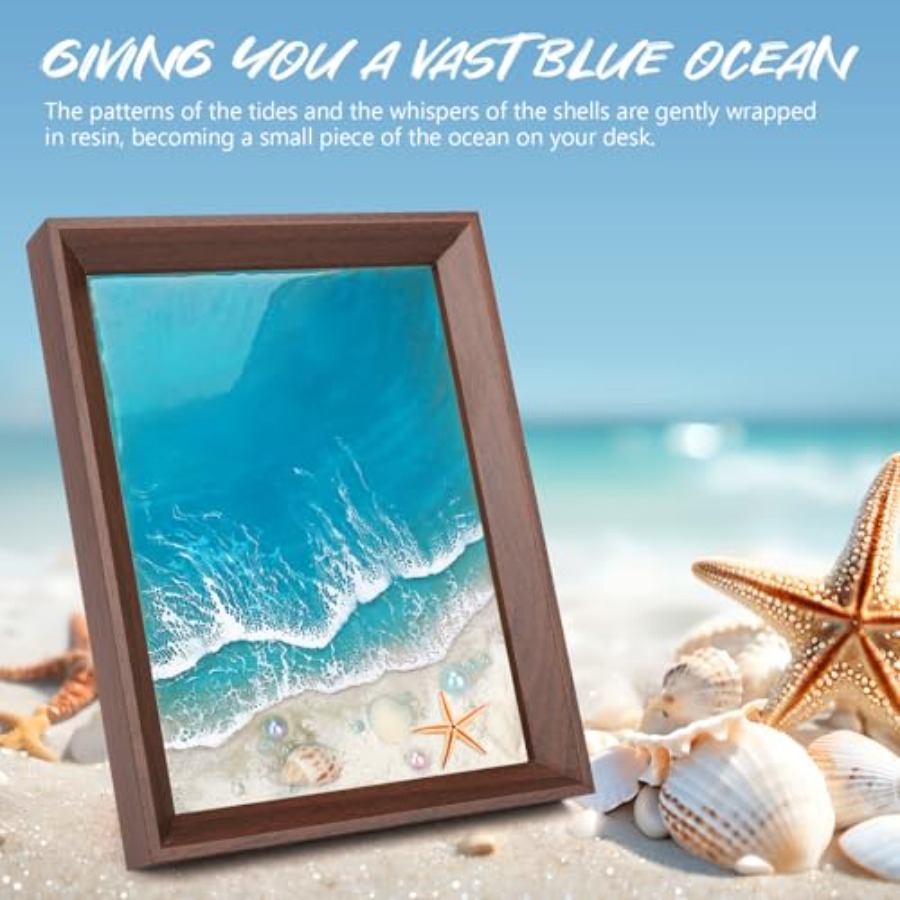 KISREL Ocean Resin Art Kit, Cl - مراجعة Resin Art Tutorial وسعره