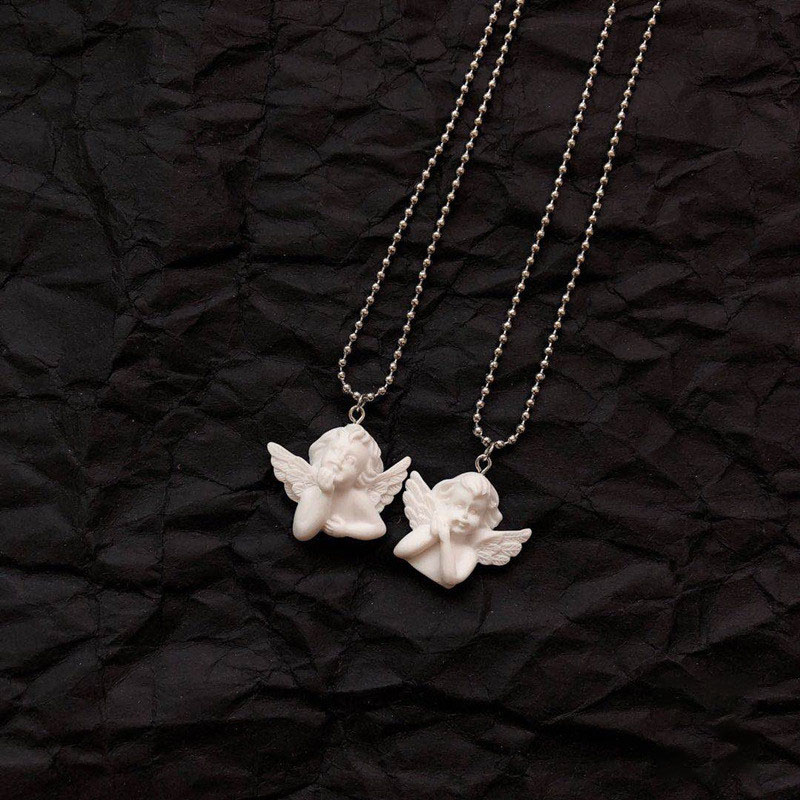 Cute Cupid Angel Pendant Stain - مراجعة Resin Art Baby وسعره