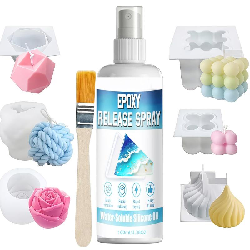 Hot！Epoxy Mold Demold Spray -  - مراجعة Resin Art Heat Gun وسعره