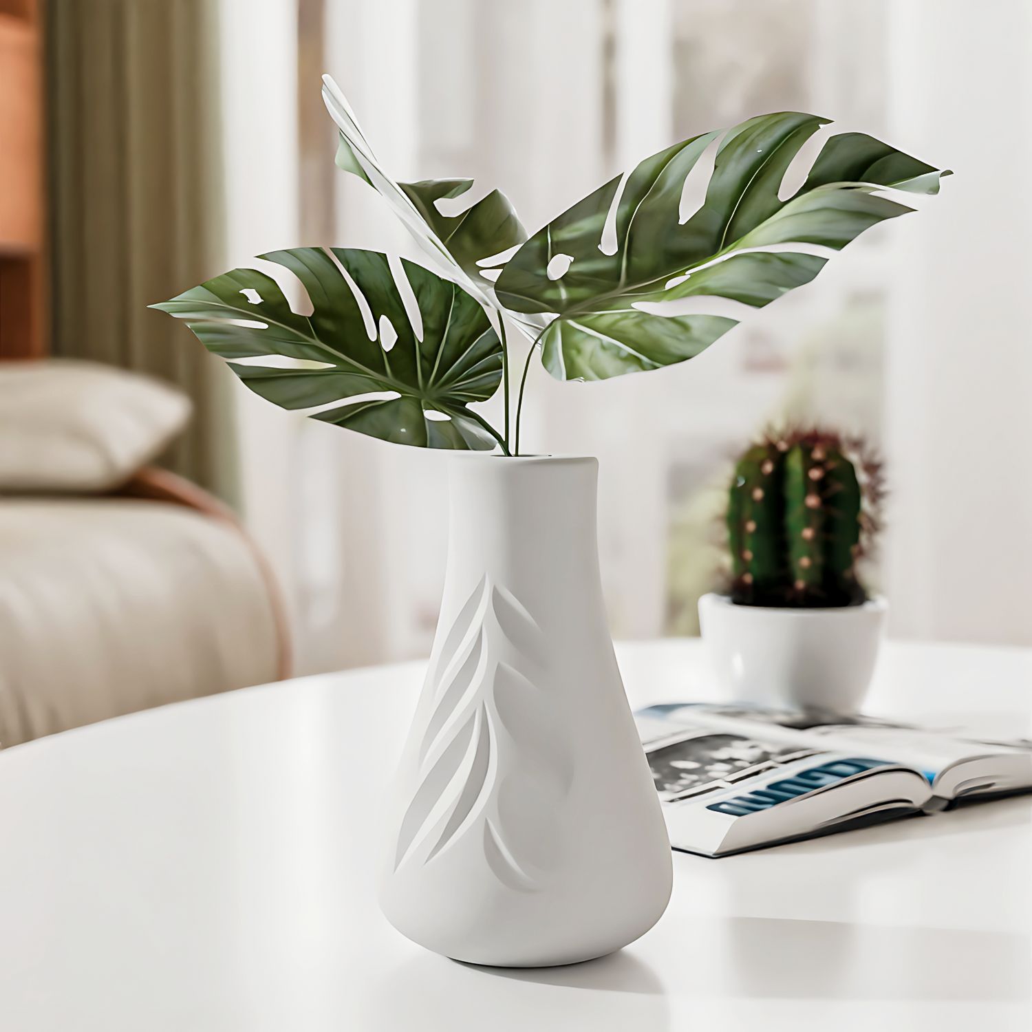 Leaf Texture Vase Silicone Mol - مراجعة Resin Art Bottle وسعره