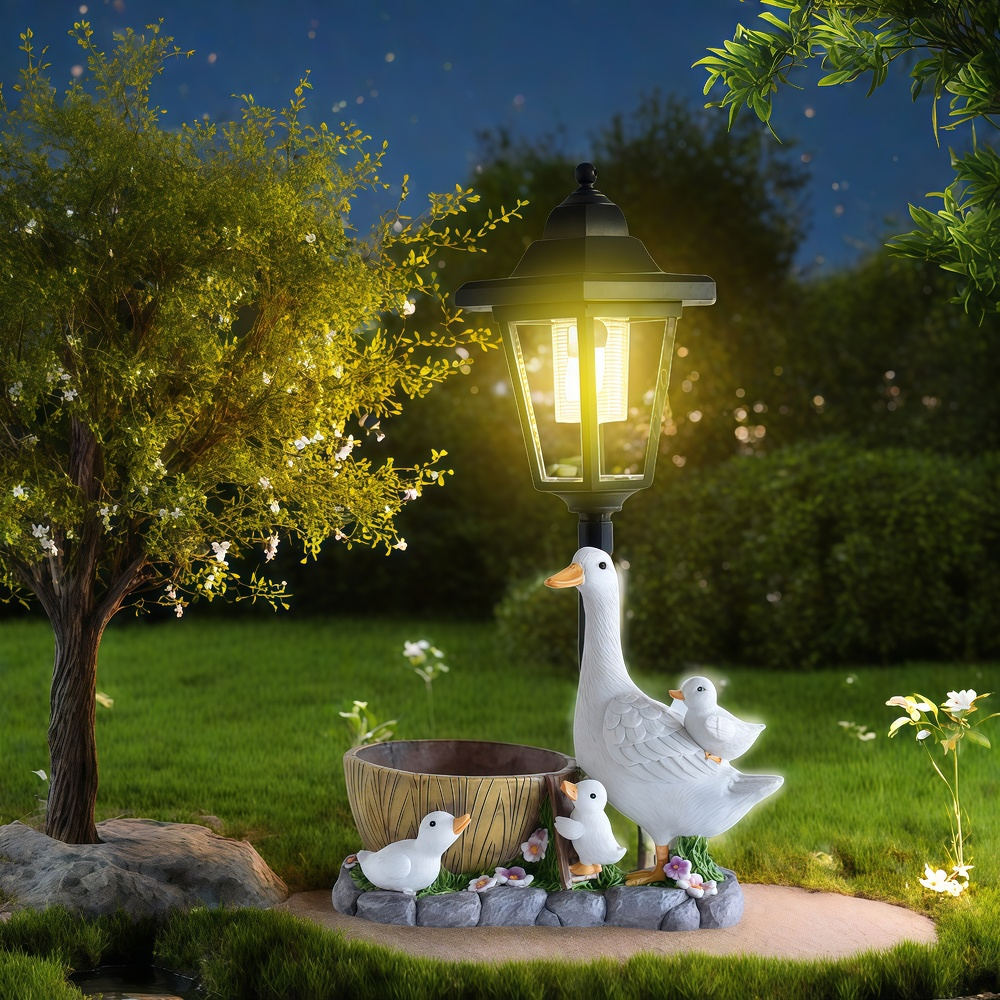 Solar Duck Night Light Garden  - مراجعة Resin Art Supplies وسعره