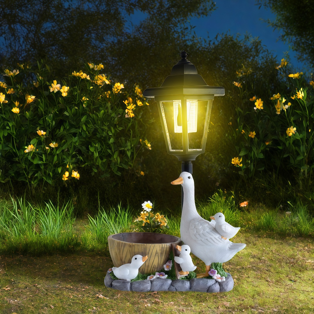 Solar Duck Night Light Garden  - مراجعة Resin Art Supplies وسعره