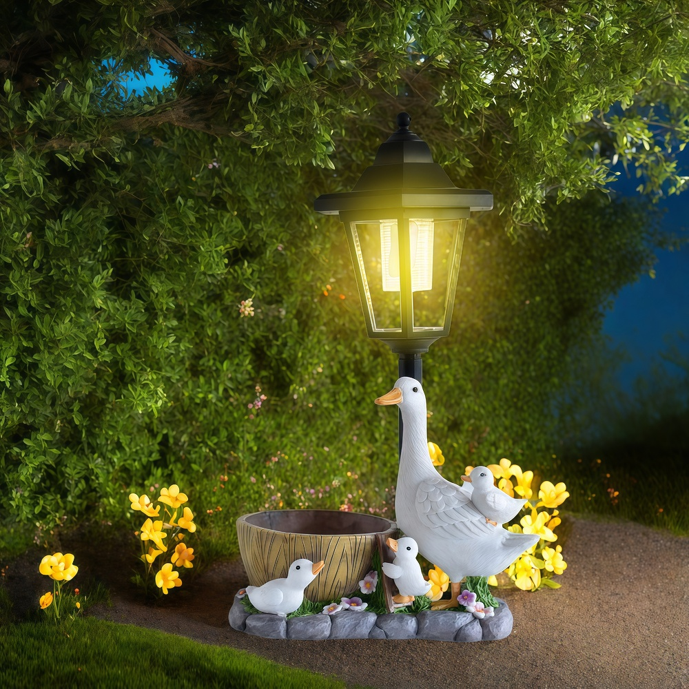 Solar Duck Night Light Garden  - مراجعة Resin Art Supplies وسعره