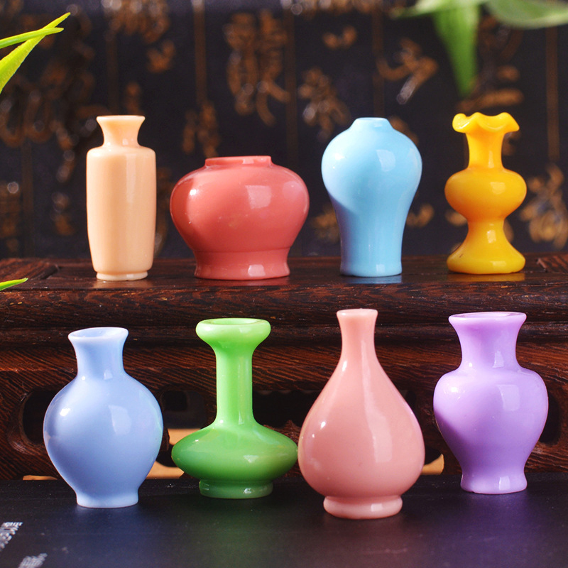 8pcs Mini Colorful Vase Bottle - مراجعة Resin Art Bottle وسعره