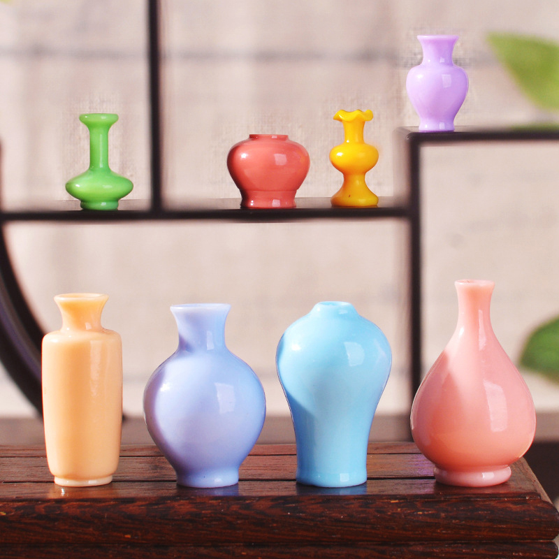 8pcs Mini Colorful Vase Bottle - مراجعة Resin Art Bottle وسعره
