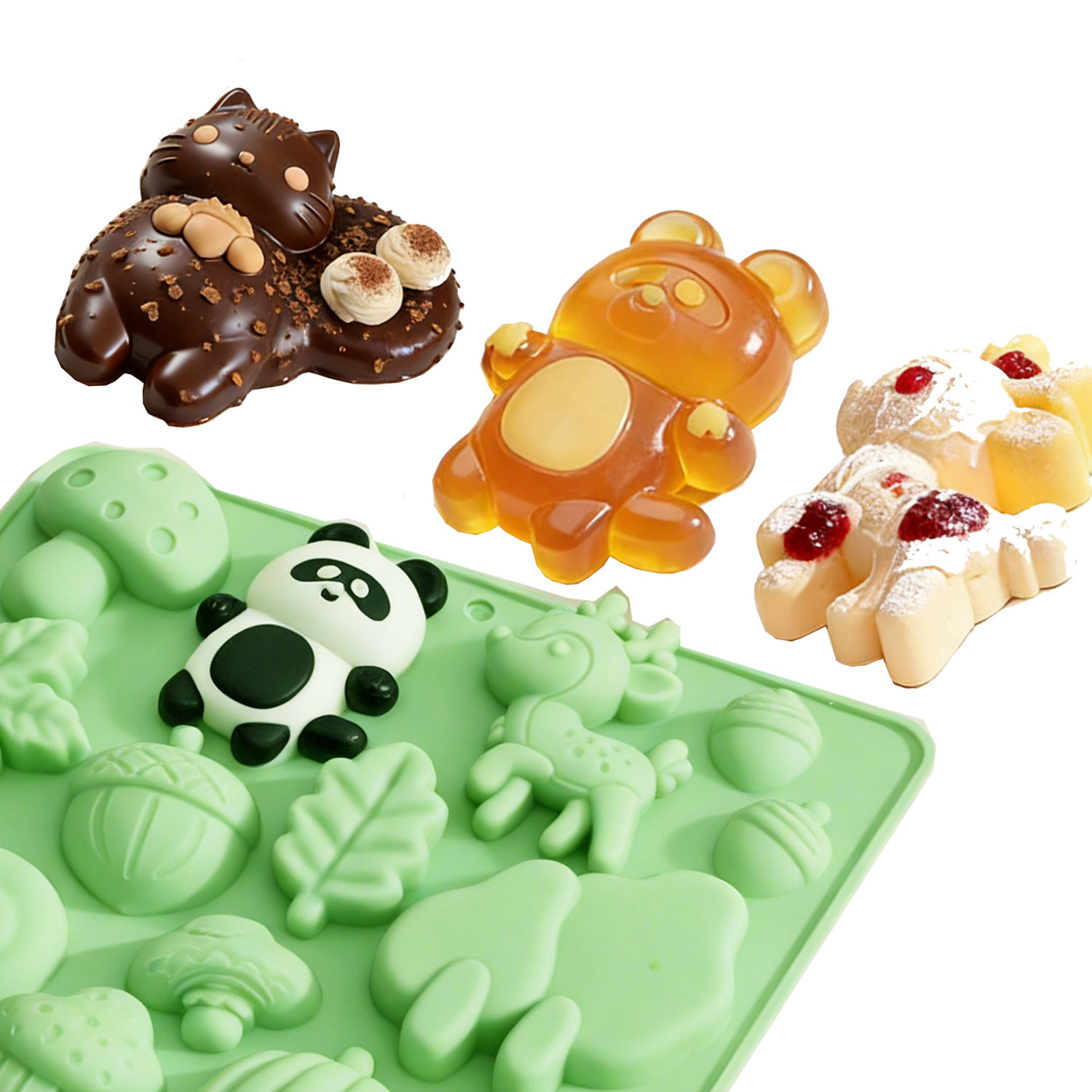 1 Silicone Cake Mold in the Sh - مراجعة Resin Art Supplies وسعره