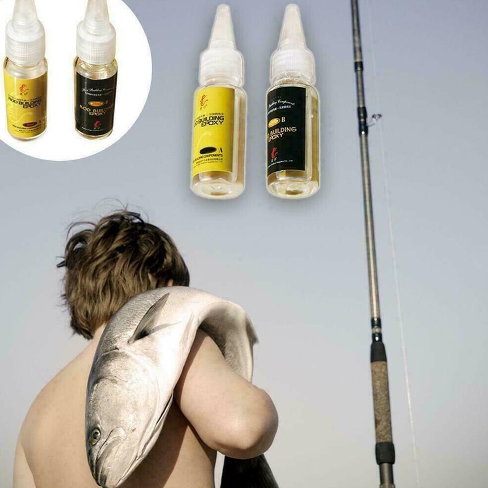 2Pcs Fishing Rod Glue Fishing  - مراجعة Epoxy Resin Ab وسعره