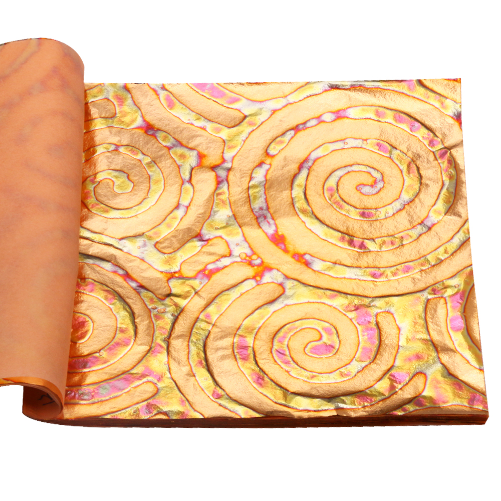 DIY 25 Sheets 14cm Booklets Va - مراجعة Gold Leaf Foil وسعره