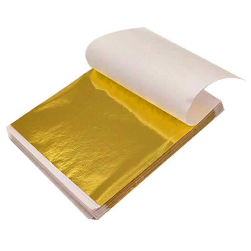 100Pcs 9Cm Individually Packag - مراجعة Gold Leaf Foil وسعره