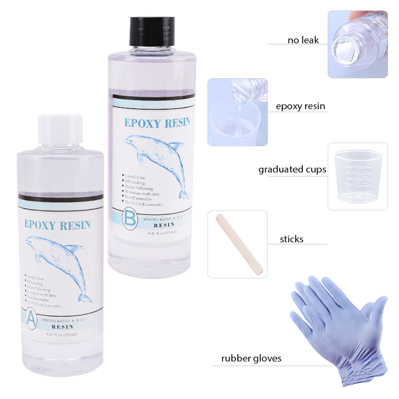 1:1 Clear Epoxy Resin Crystal  - مراجعة Epoxy Resin Ab وسعره