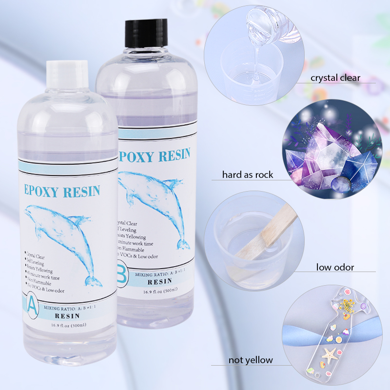 1:1 Clear Epoxy Resin Crystal  - مراجعة Epoxy Resin Ab وسعره