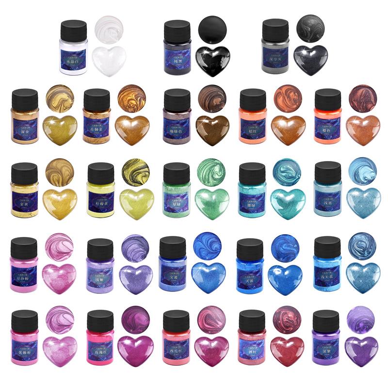 10g/Bottle Pearlescent Powder  - مراجعة Resin Art Bottle وسعره