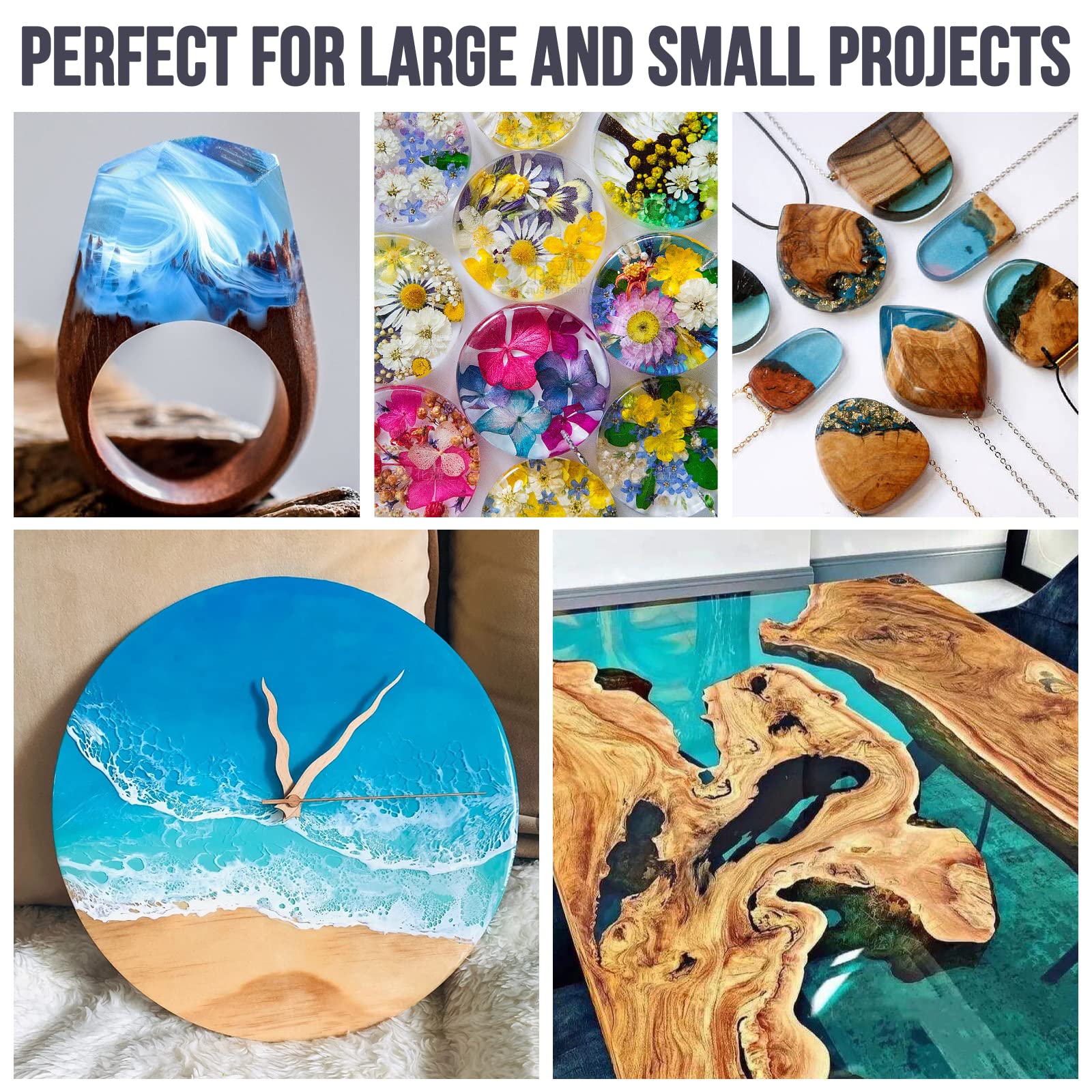 Epoxy Resin Kits Set, Art Kit  - مراجعة Resin Art Kits For Adults وسعره