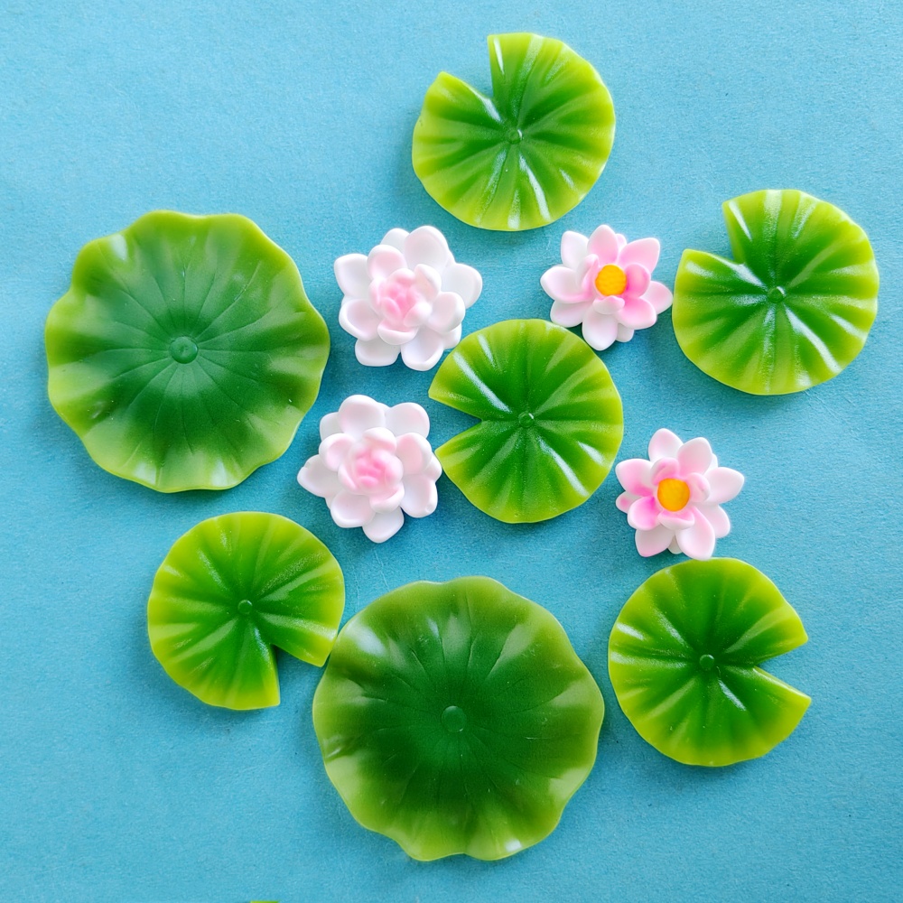 Funny Mini Frog Tadpole Lotus  - مراجعة Resin Art Supplies وسعره