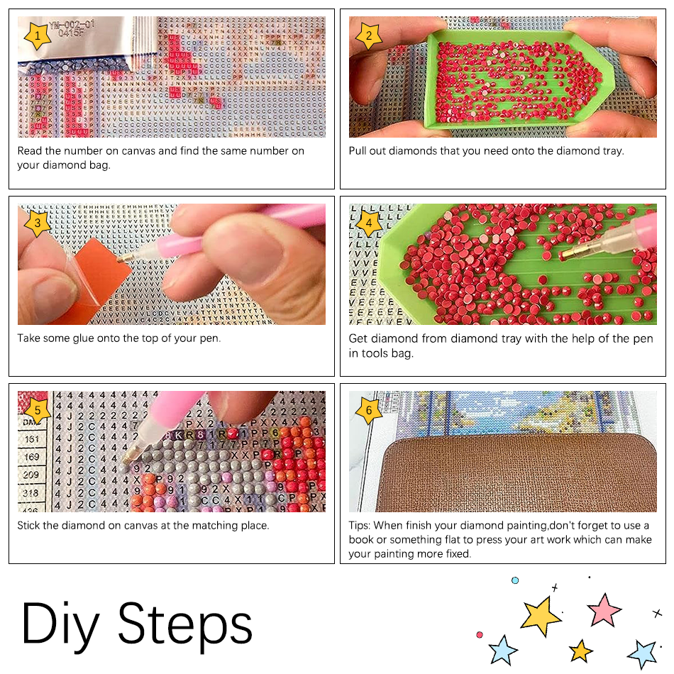 RUOPOTY Custom Diamond Paintin - مراجعة Resin Art Kits For Adults وسعره