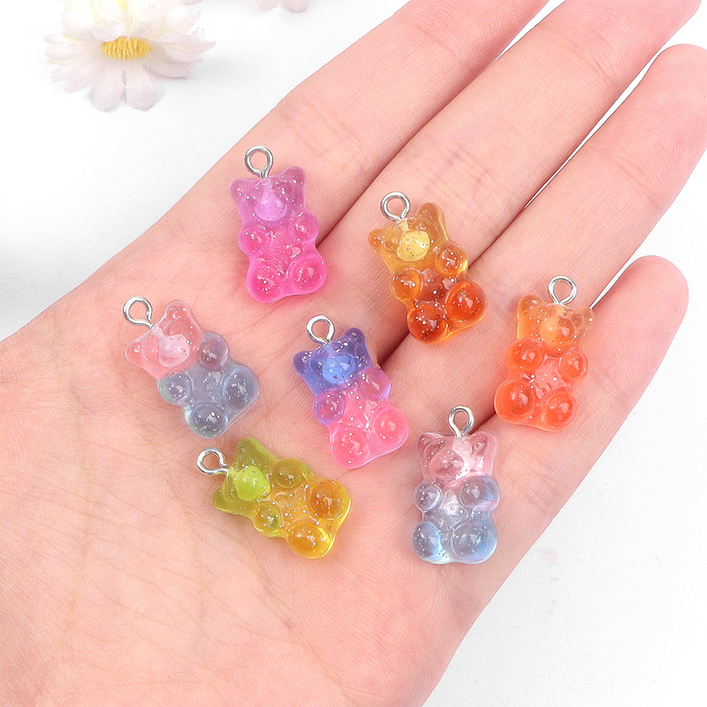 60pcs Dual Color Resin Bear Sh - مراجعة Resin Art Supplies وسعره