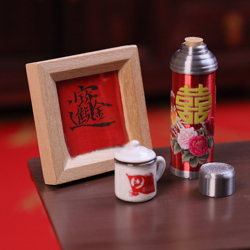 1/12 Mini Dollhouse Chinese No - مراجعة Resin Art Bottle وسعره