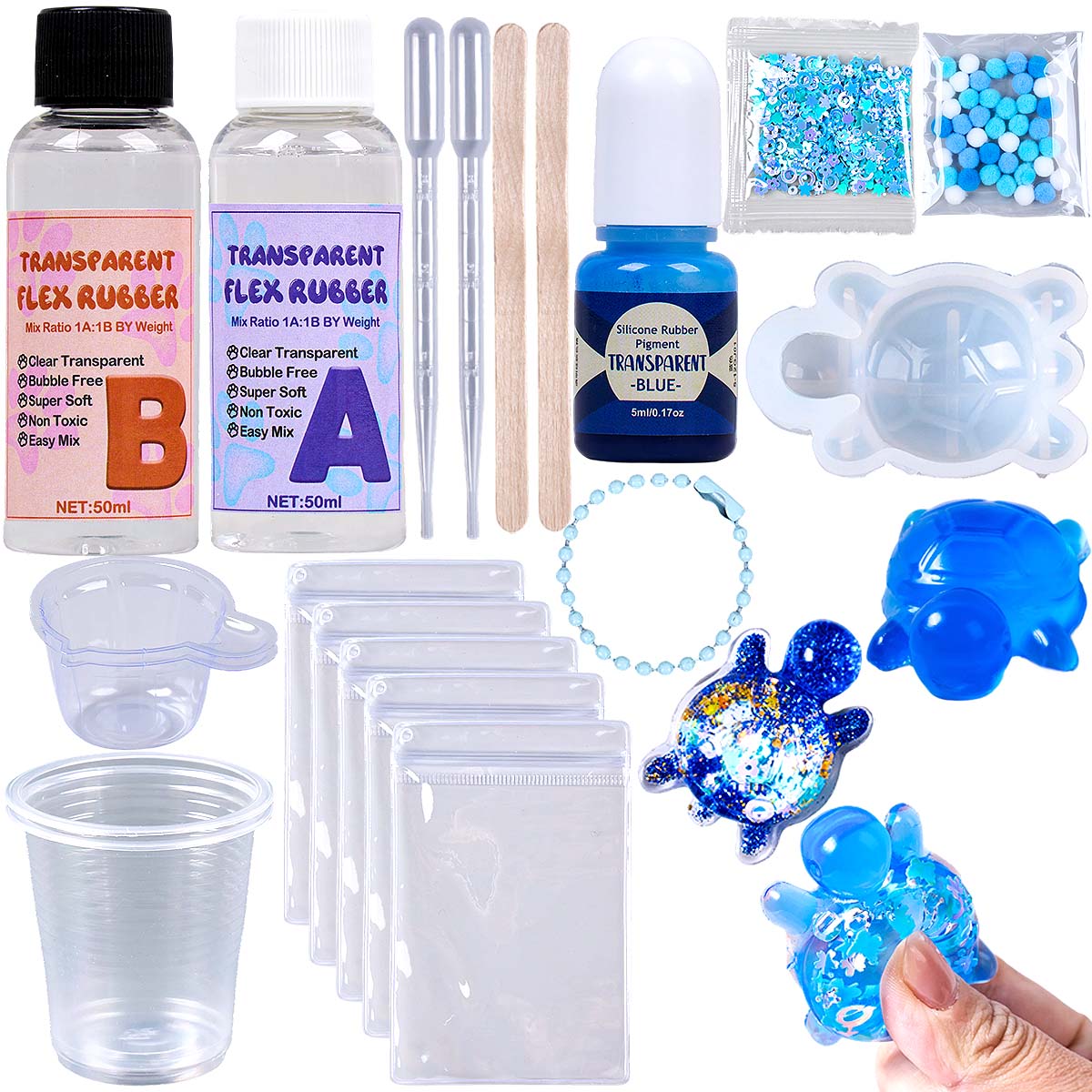 Taba Squishy Kit 50ml Epoxy Re - مراجعة Epoxy Resin Ab وسعره