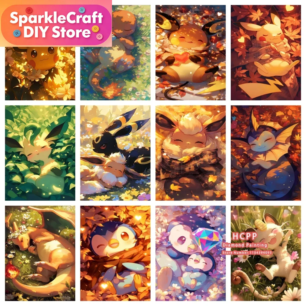 1pc frameless Cartoon Pokemon  - مراجعة Resin Art For Beginners وسعره