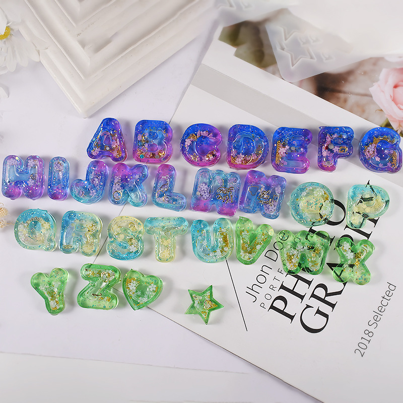 DIY Resin Art Ice Cream Letter - مراجعة Resin Art Letter Keychain وسعره