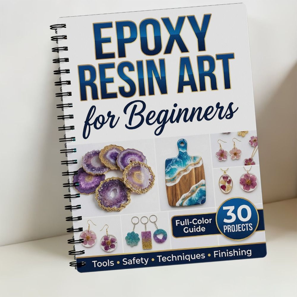 Step-by-Step Epoxy Resin Art H - مراجعة Resin Art Tutorial وسعره
