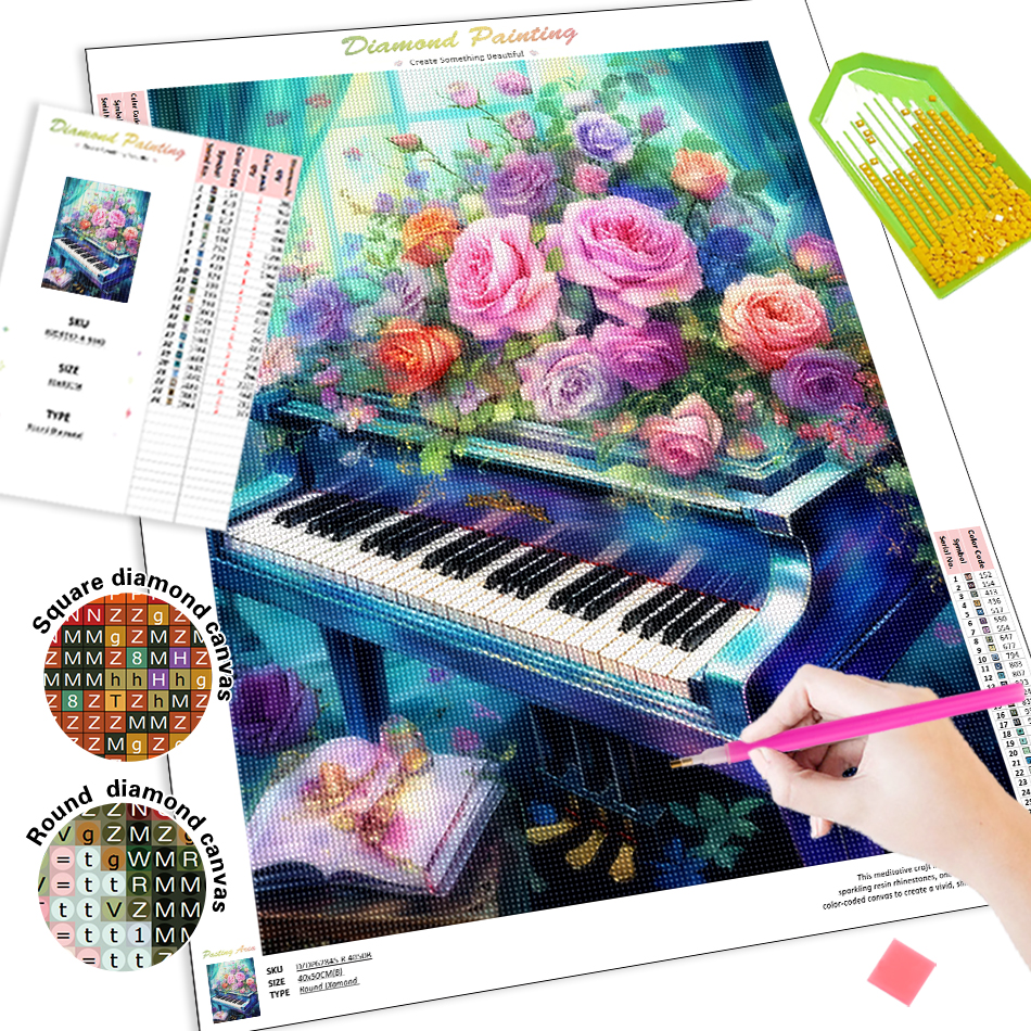 1pc frameless  Diamond Paintin - مراجعة Resin Art For Beginners وسعره