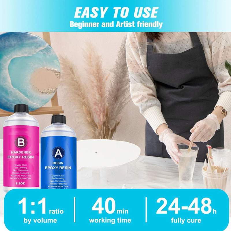 17.6oz/10.4oz Clear Epoxy Resi - مراجعة Epoxy Resin Ab وسعره