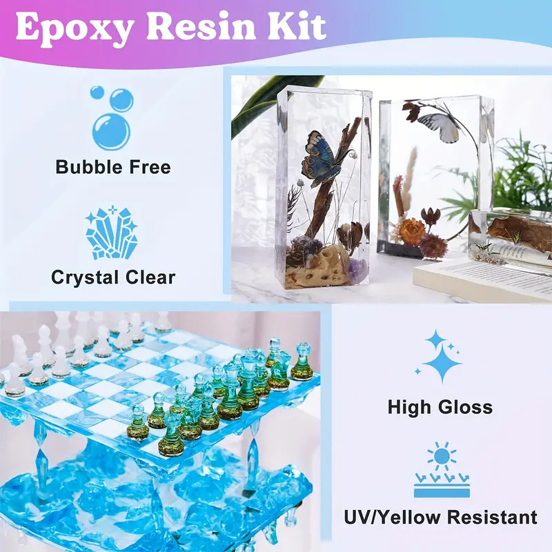 17.6oz/10.4oz Clear Epoxy Resi - مراجعة Epoxy Resin Ab وسعره