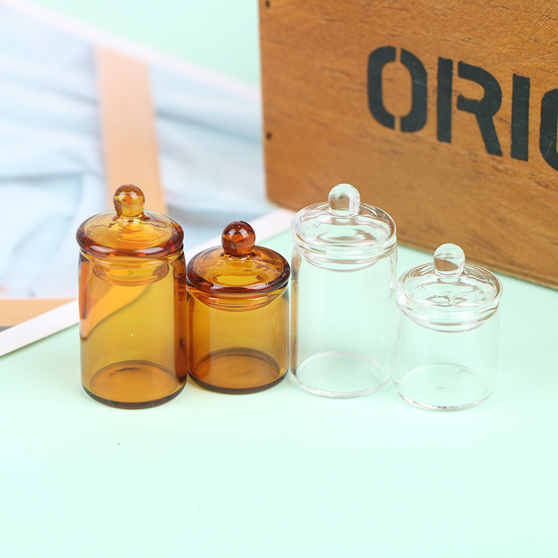 1:12 Dollhouse Mini Glass Cand - مراجعة Resin Art Bottle وسعره
