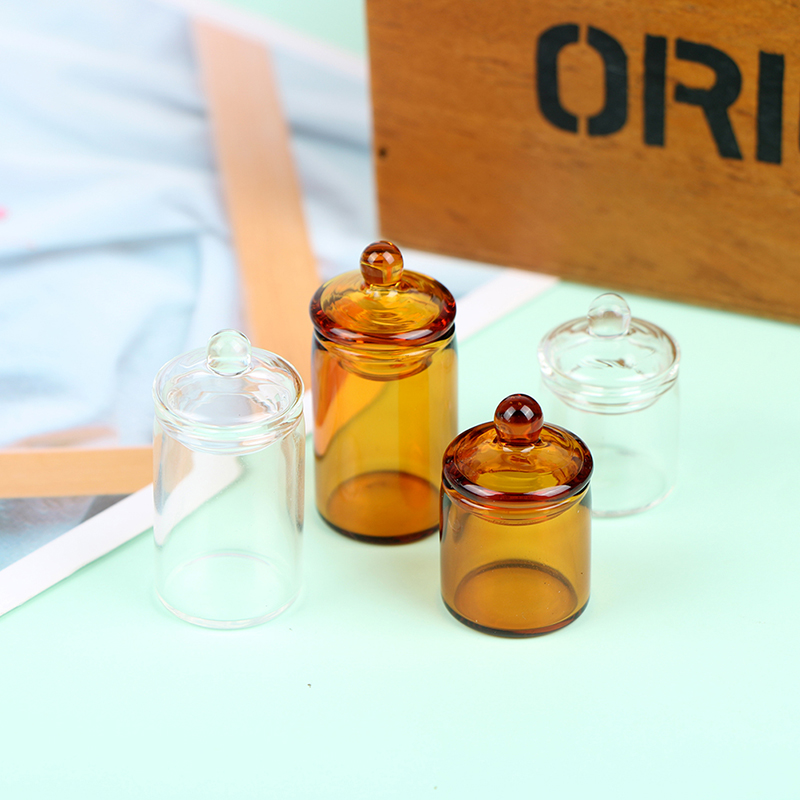 1:12 Dollhouse Mini Glass Cand - مراجعة Resin Art Bottle وسعره