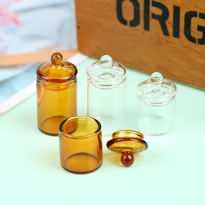 1:12 Dollhouse Mini Glass Cand - مراجعة Resin Art Bottle وسعره